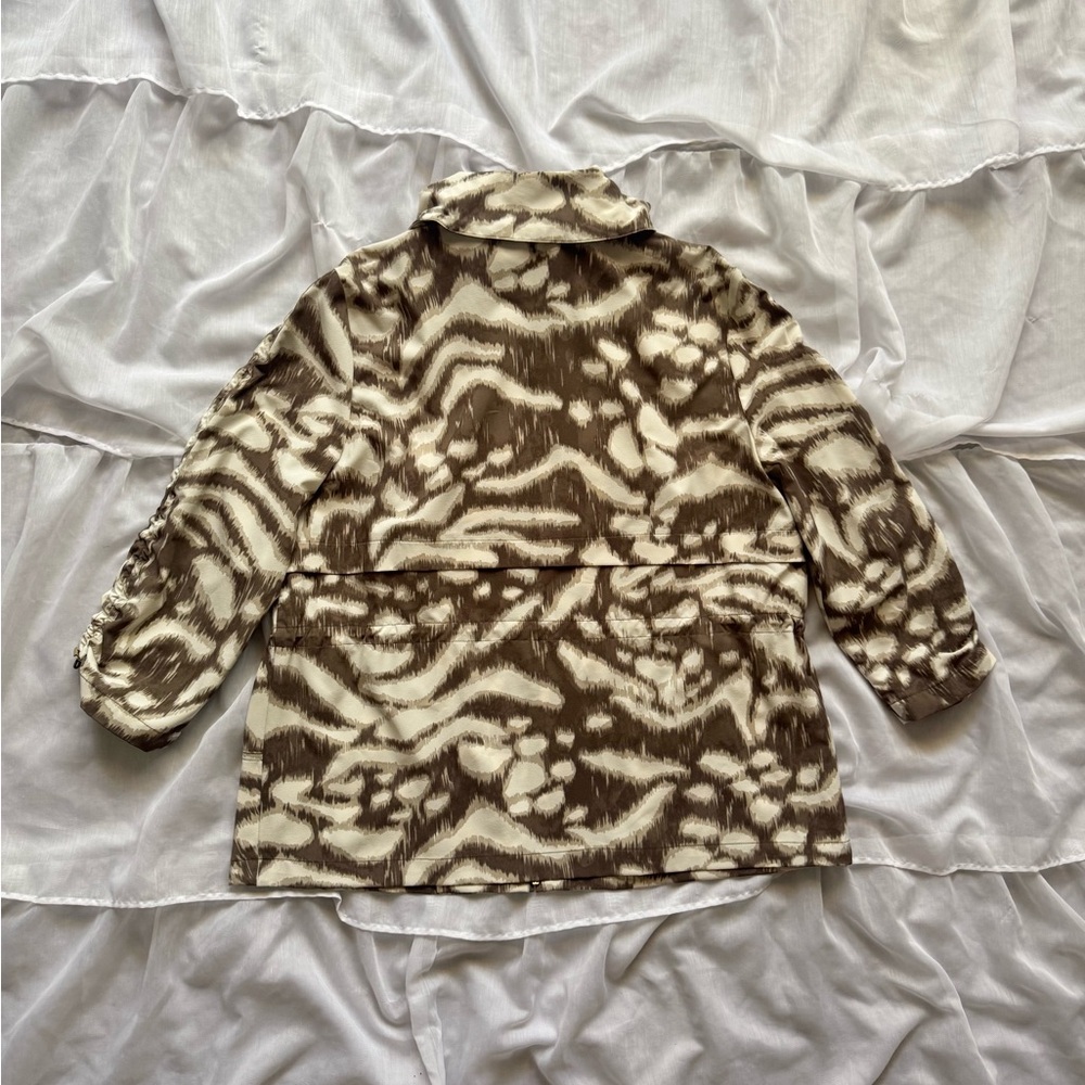 Zenergy by Chico's Animal Print Anorak Jacket - Picture 9 of 9